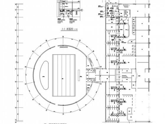 物业管理中心办公楼空调通风系统设计CAD施工图纸(螺杆式冷水机组) - 4