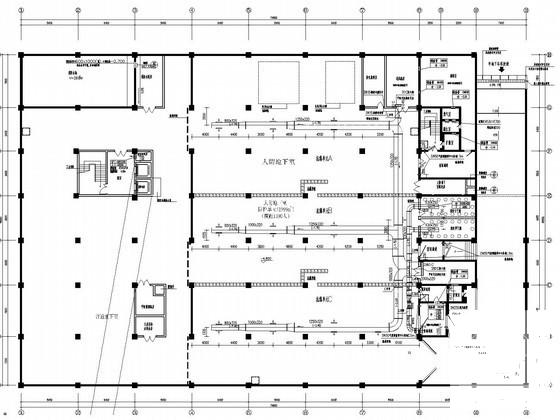 11层行政办公楼防排烟系统设计CAD施工图纸（人防系统） - 2