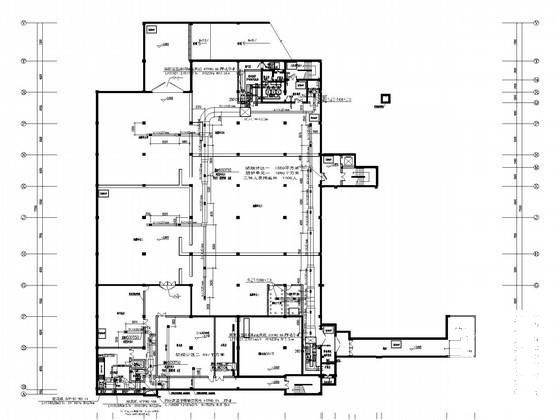 办公楼及仓库通风防排烟系统设计CAD施工图纸（人防系统） - 1