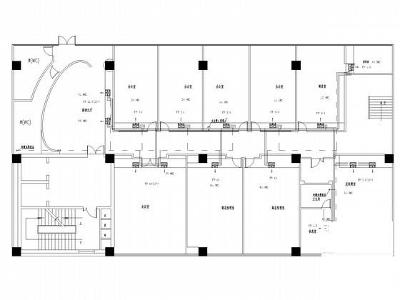 9层办公楼空调通风系统设计CAD施工图纸 - 2