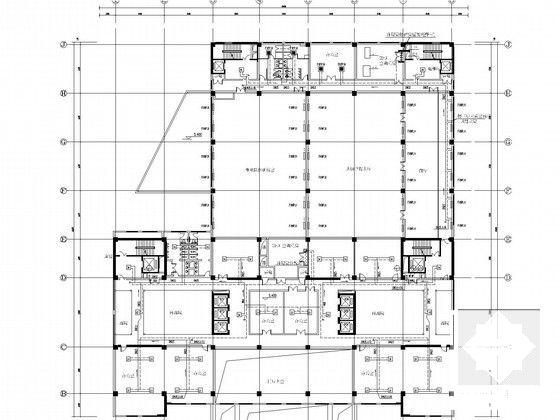 25层办公楼空调通风及防排烟系统设计CAD施工图纸（大院出品采暖设计） - 5