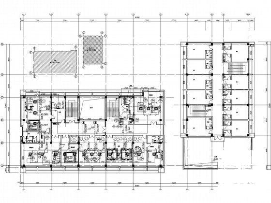 3层办公楼空调通风及防排烟系统设计CAD施工图纸（采暖设计）(钢结构制造) - 5