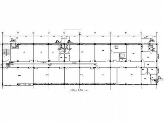 药厂综合办公楼空调通风消防系统设计CAD施工图纸（洁净空调） - 3