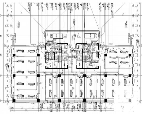 高层商业办公楼空调通风系统设计CAD施工图纸 - 1