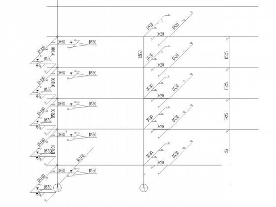 多层行政办公楼采暖系统设计CAD施工图纸（给排水设计）(集中供热锅炉房) - 4