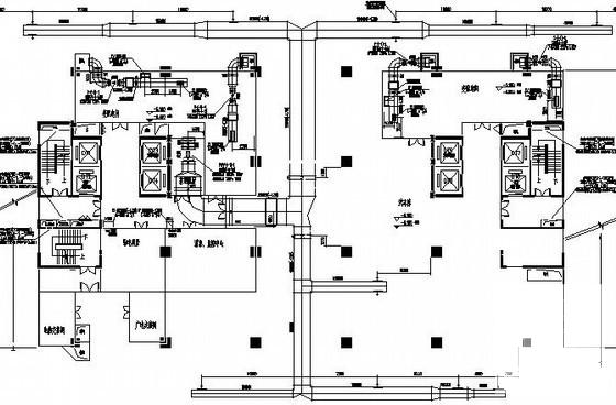 24层高层商务楼暖通空调及防排烟设计CAD施工图纸 - 2