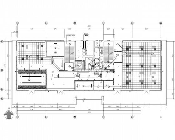 高新技术产业园办公楼装修工程强弱电CAD施工图纸（新照明） - 1