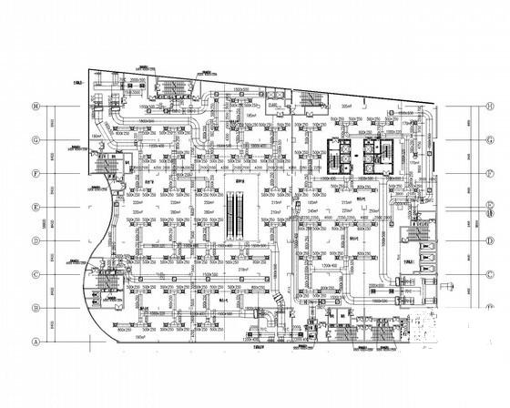 高层公建商务楼暖通空调系统设计CAD施工图纸 - 1