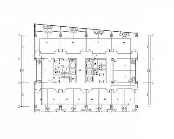 高层公建商务楼暖通空调系统设计CAD施工图纸 - 3