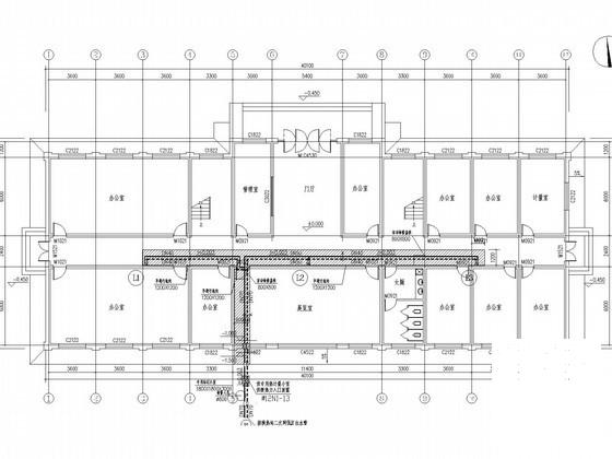 多层办公楼供暖通风系统设计CAD施工图纸（节能设计） - 3
