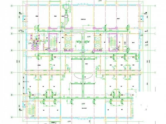 高层商娱办公综合楼采暖通风及防排烟系统设计CAD施工图纸（大院出品） - 2