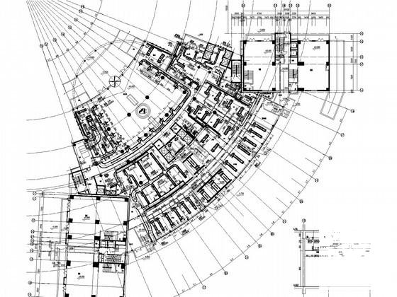 31层酒店住宅楼综合建筑空调通风及防排烟系统设计CAD施工图纸（采暖设计） - 1