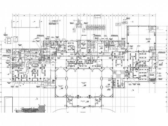 10层酒店建筑空调通风及防排烟系统设计CAD施工图纸（冷热源系统）(离心式冷水机组) - 3