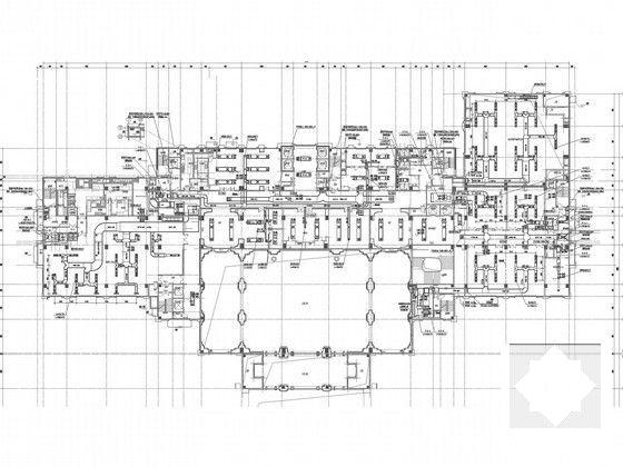 10层酒店建筑空调通风及防排烟系统设计CAD施工图纸（冷热源系统）(离心式冷水机组) - 4