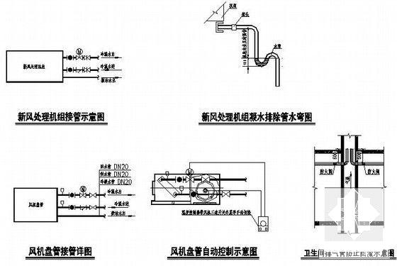 5层商务酒店暖通空调设计CAD施工图纸(平面布置图) - 4