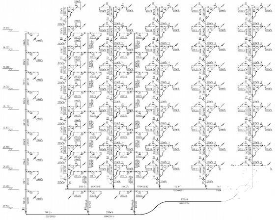 酒店建筑空调系统设计CAD施工图纸（新风机房大样图纸） - 3