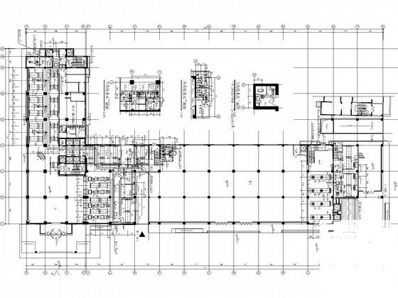 大型高层商务酒店空调通风及防排烟系统设计CAD施工图纸（大院设计）(管道布置图) - 1