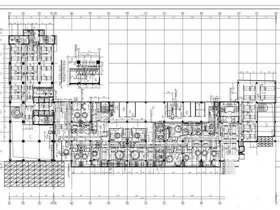 大型高层商务酒店空调通风及防排烟系统设计CAD施工图纸（大院设计）(管道布置图) - 2