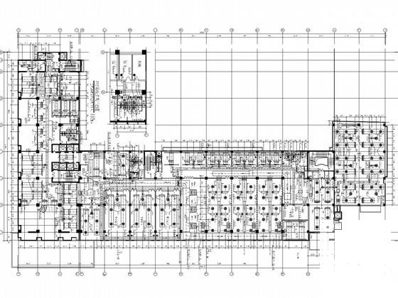 大型高层商务酒店空调通风及防排烟系统设计CAD施工图纸（大院设计）(管道布置图) - 3