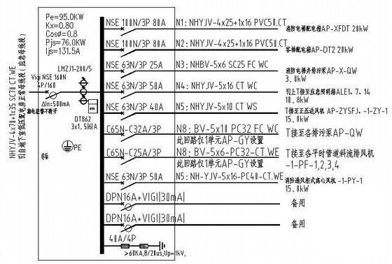 20层钢筋混凝土结构住宅楼电气CAD施工图纸 - 4