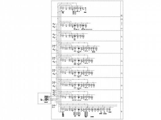 25层酒店消防系统设计CAD施工图纸(电气火灾监控) - 2