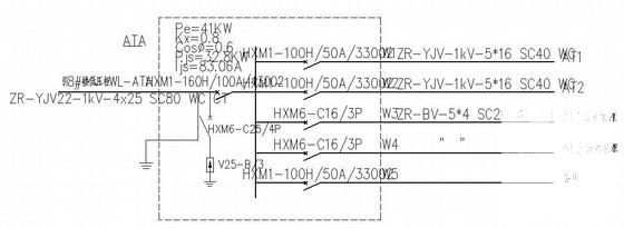 15层钢筋混凝土结构普通高层住宅楼电气CAD施工图纸 - 4