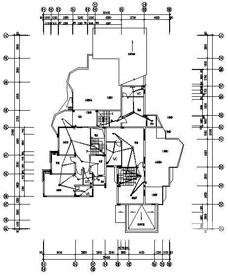 7层钢筋混凝土结构小区住宅楼电气CAD施工图纸（电气设计说明） - 2