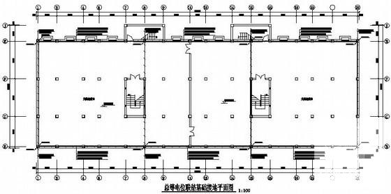 地上6层商住楼电气CAD施工图纸（地下1层） - 1