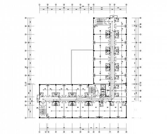 17层公寓式酒店强弱电CAD施工图纸（商铺客房） - 3