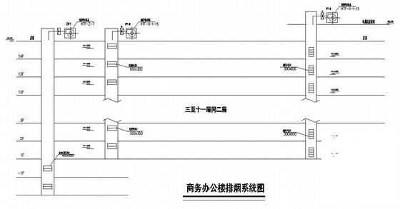 商务中心暖通空调设计CAD施工图纸 - 3