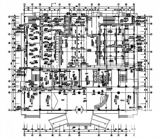 14层宾馆暖通空调设计CAD施工图纸 - 1