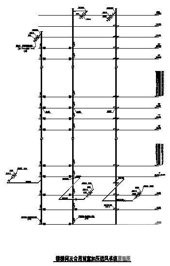 37层超高层住宅楼暖通设计CAD施工图纸(系统原理图) - 3