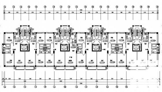 18层商住楼采暖通风CAD施工图纸 - 1