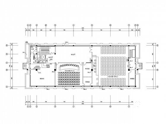 7层办公楼建筑给排水CAD施工图纸(消防水池及泵房) - 2