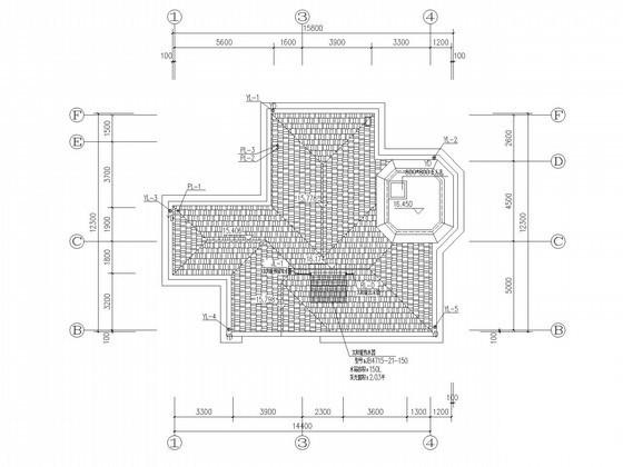 4层高级别墅给排水及消防系统CAD施工图纸（市政供水） - 4