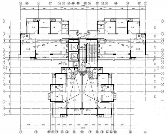 高层高档社区电气CAD施工图纸（甲级院设计）(火灾自动报警系统) - 2