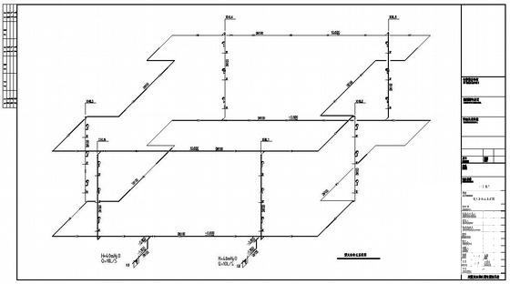 3层批发市场展厅给排水CAD施工图纸 - 2