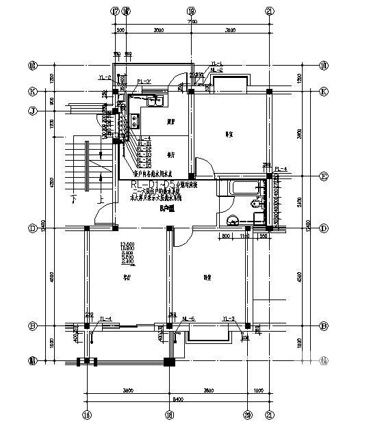 6层住宅楼给排水CAD图纸 - 3