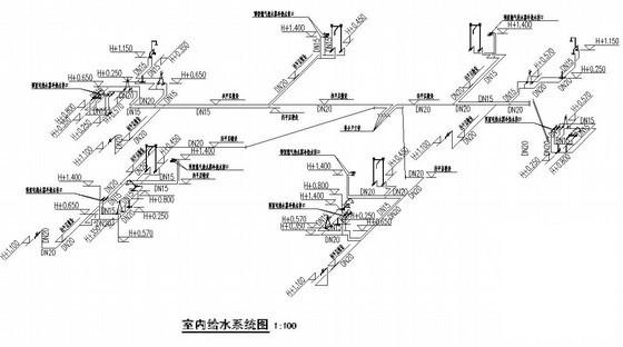 33层商住楼给排水CAD图纸(消火栓系统) - 3