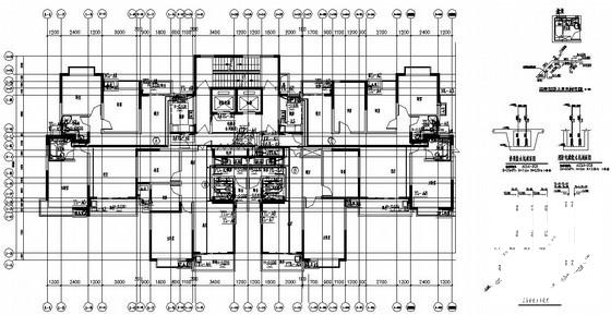 33层商住楼给排水CAD图纸(消火栓系统) - 5