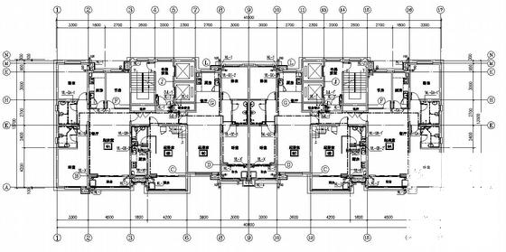 18层跃层住宅楼给排水设计CAD图纸(自动喷水灭火系统) - 1
