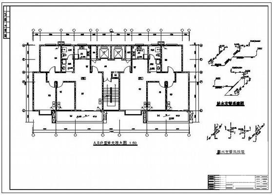 17层商住小区给排水CAD图纸 - 2