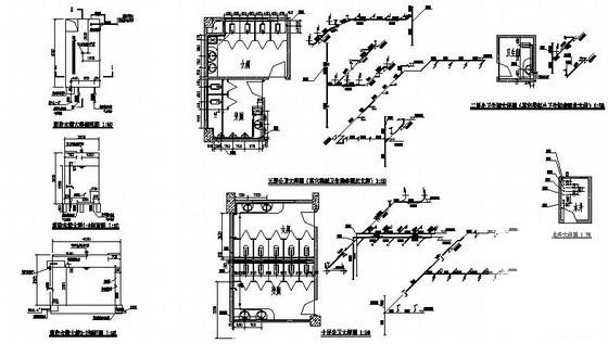 10层中心办公楼给排水CAD施工图纸 - 3