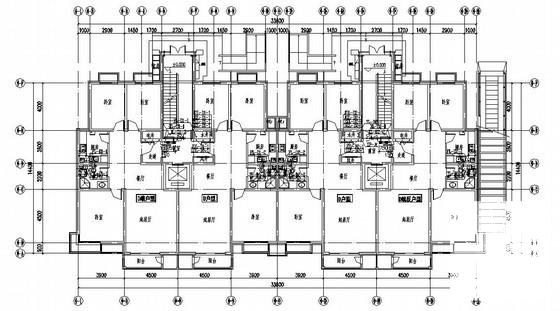 18层住宅楼给排水施工工程CAD图纸 - 1