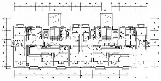 公司6层砖混结构宿舍楼电气CAD施工图纸（三级负荷）(可视对讲系统) - 2