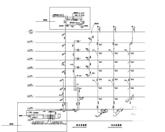 8层通信建筑给排水CAD施工图纸 - 5