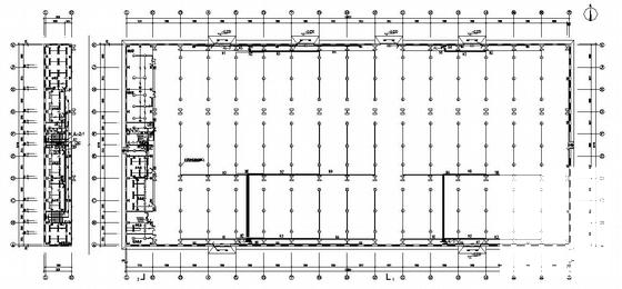 单层厂房电气CAD施工图纸（三级负荷）(防雷接地系统) - 1
