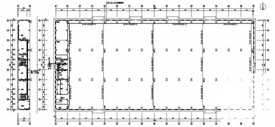 单层厂房电气CAD施工图纸（三级负荷）(防雷接地系统) - 2