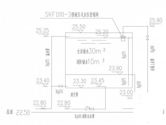 6层医院综合楼给排水CAD图纸 - 2