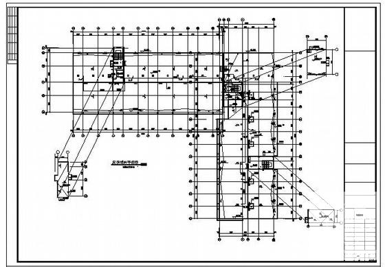 12层公寓给排水设计CAD施工图纸（一类建筑）(自动喷水灭火系统) - 1